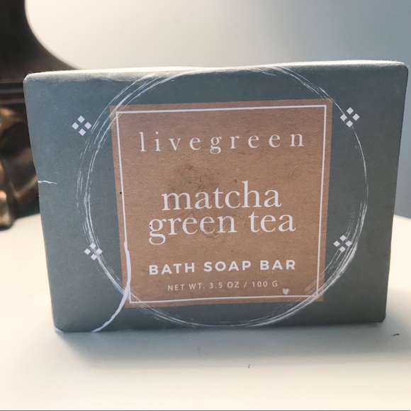 Other - Matcha and green tea bath soap bar